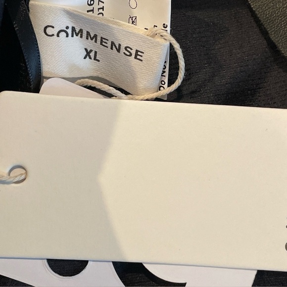 New Commense Black Mini XL/12 Faux Leather Zippered Skirt Asymmetrical Retro - Picture 11 of 14